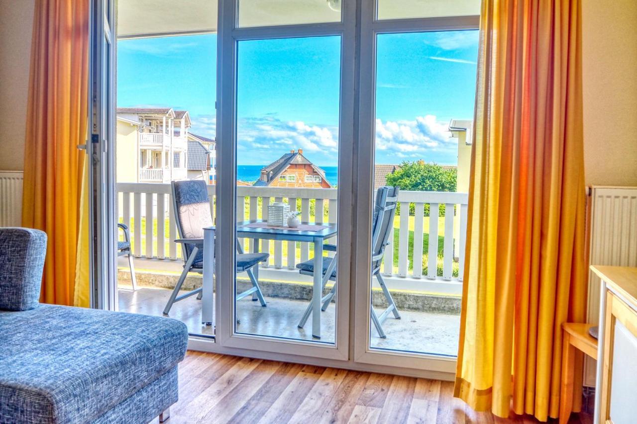 Mit Meerblick Und Balkon, Gratis Nutzung Vom Ahoi Erlebnisbad Und Sauna In Sellin - Meeresblick Fewo 35 Goehren  Exteriör bild